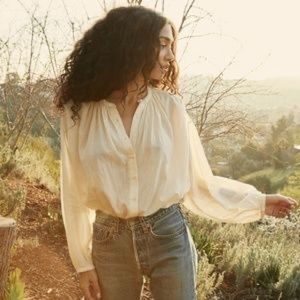 Doen Jane Blouse in Magnolia XS